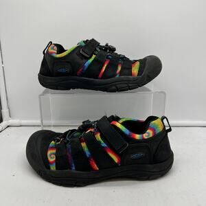 Keen Sandals Kids Youth 4 Newport Tye Die Rainbow Pride Hiking Shoe